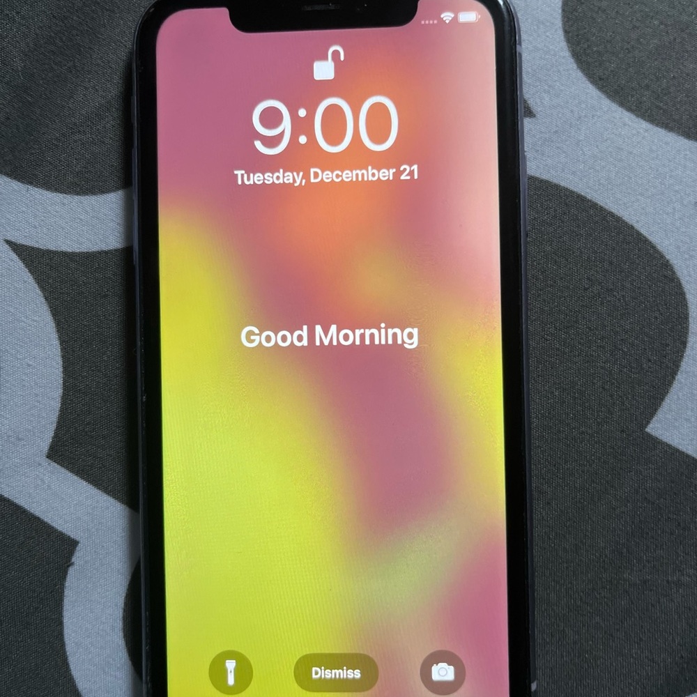 iPhone (purple)  11 gently used. T-Mobile but can be unlocked.